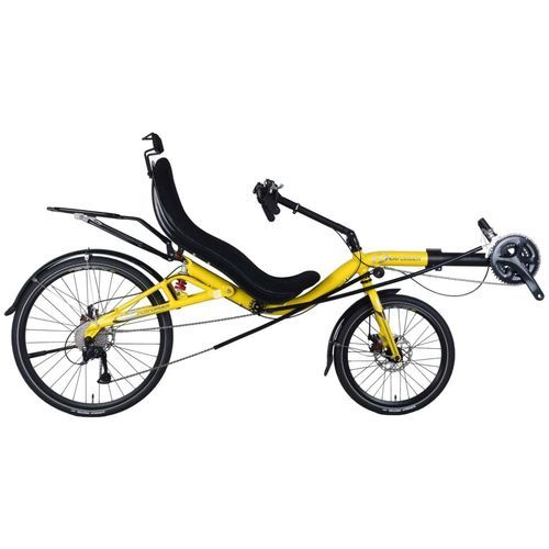 Bicicletta reclinata a pedali - Goal 2026x - OSS/USS - Cycles Performer - per adulto / gialla