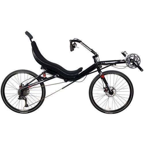 Bicicletta reclinata a pedali - Goal 26x - OSS/USS - Cycles Performer - per adulto / nera / telaio in alluminio