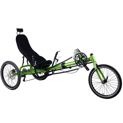 Triciclo ortopedico a pedali - Futuro - Delta Trike - Cycles Performer - per adulto / verde