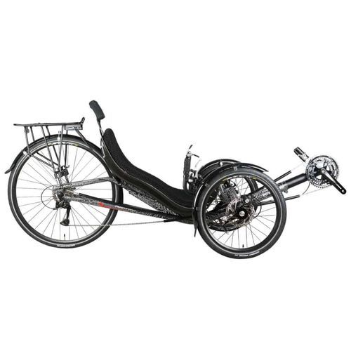 Triciclo reclinato a pedali - Trike JC70 - Cycles Performer - per adulto / nero / telaio in alluminio