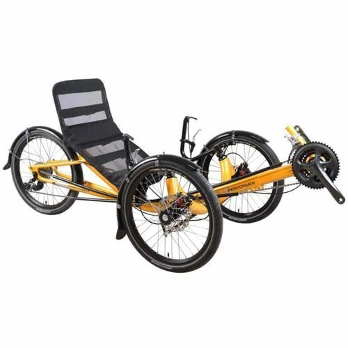 Triciclo reclinato a pedali - Trike JC20 - Cycles Performer - per adulto / arancione