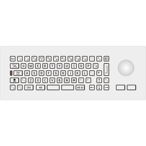 Tastiera con puntatore - 2212-35231 - STORM INTERFACE - con tastierino numerico / in acciaio inossidabile / in metallo