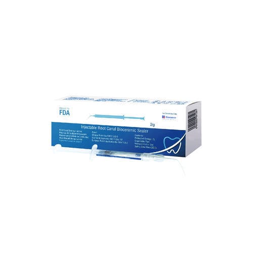 Materiale odontoiatrico in bioceramica - ALA-ME - Alamere Medical Corporation - per sigillatura canalare / pasta / bianco