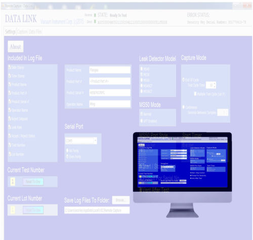 Software per tester di tenuta - DATALINK - VACUUM INSTRUMENTS CORPORATION, LLC - di controllo / di prova / di raccolta dati