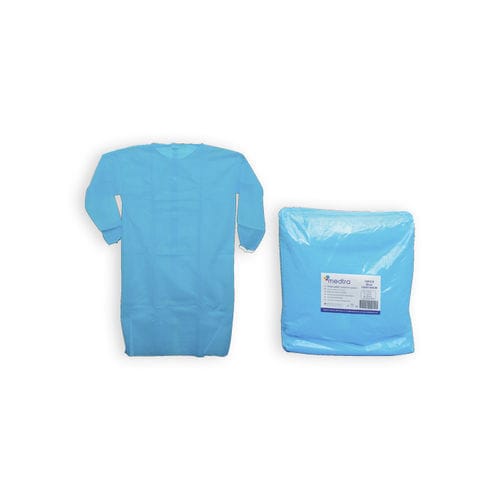 Camice chirurgico unisex - MTC412010 - MEDTRA FZE - in polipropilene / in polietilene / monouso