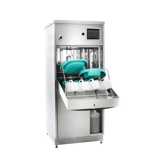 Lavastrumenti a termodisinfezione per padelle igieniche - DEKO 190 - DEKO MedTech - per bottiglie / per container / da terra