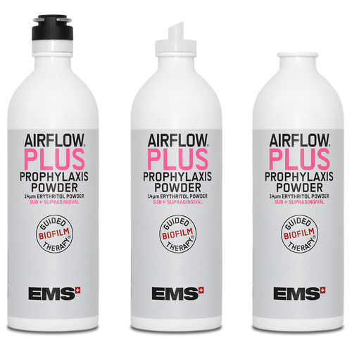 Materiale odontoiatrico in alluminio - AIRFLOW® PLUS - EMS - per profilassi dentale / in polvere