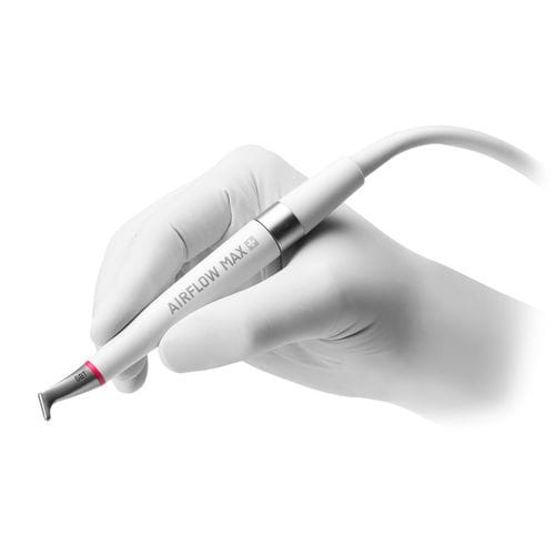 Manipolo per profilassi dentale - AIRFLOW® MAX  - EMS - pneumatico / diretto / dritto