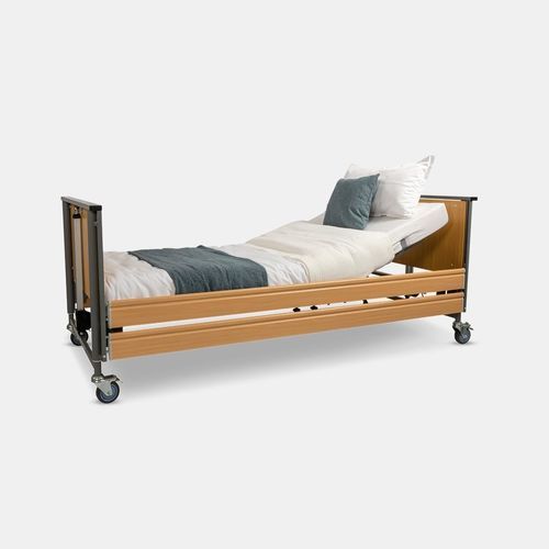 Letto medico - Ecofit S - tecfor care GmbH - per cure domiciliari / per lungodegenza / elettrico