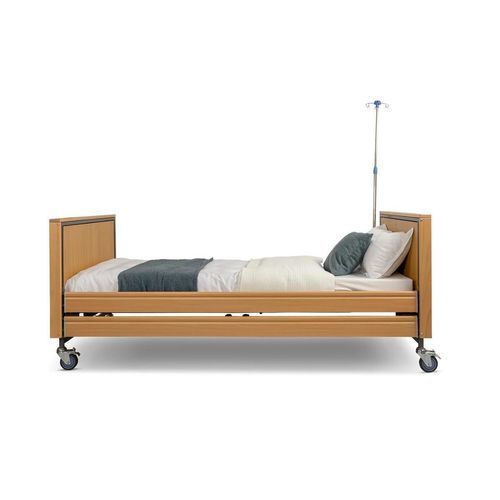 Asta portaflebo 2 ganci - tecfor care GmbH - per letto / ad altezza regolabile / in alluminio