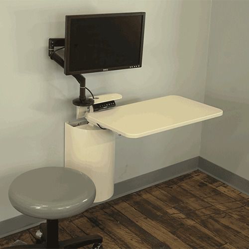 Riunito da parete - Pull-and-Swivel - Right Height Mfg - antimicrobico / ad altezza regolabile
