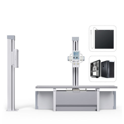 Sistema di radiografia digitale - YSX650D(YSF65DR-B3) - YSENMED - per radiografia multidisciplinare / con bucky da terra