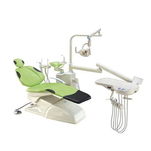 Riunito odontoiatrico con sistema di igiene - YSDEN-C32 - YSENMED - con portastrumenti / con illuminazione / verde