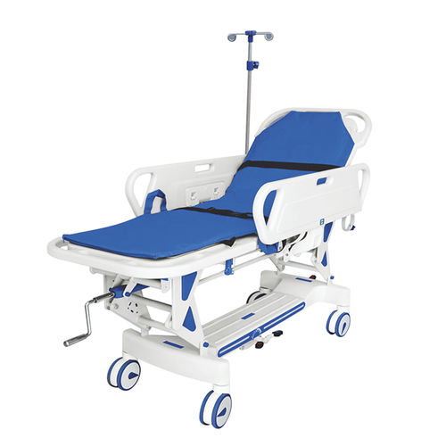 Barella con carrello da trasporto - YSHB-KX857 - YSENMED - di emergenza / per blocco operatorio / manuale