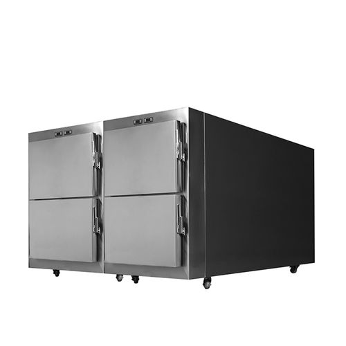 Cella mortuaria 4 salme - YSSTG0104B - YSENMED - a carico frontale / con rotelle / con porta