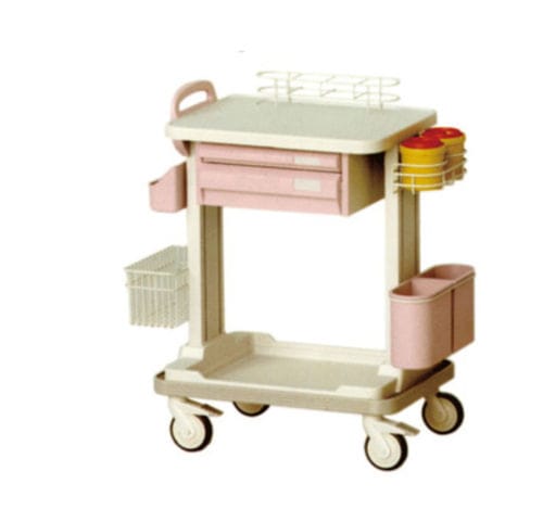 Carrello medico - Tianjin Kangli Medical Instrument - di stoccaggio / per trattamenti / in plastica