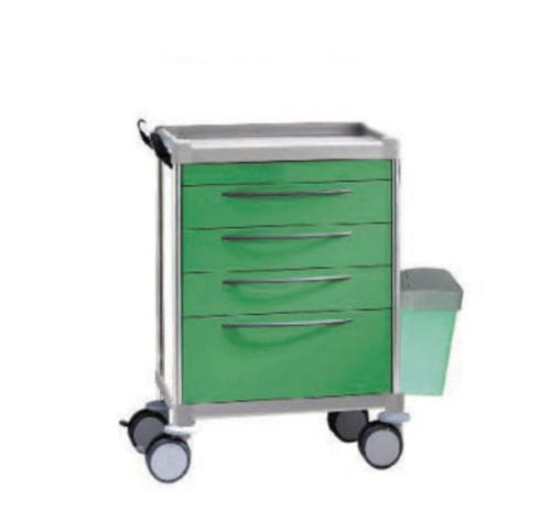 Carrello medico - Meige - Tianjin Kangli Medical Instrument - portamedicinali / in plastica / in alluminio