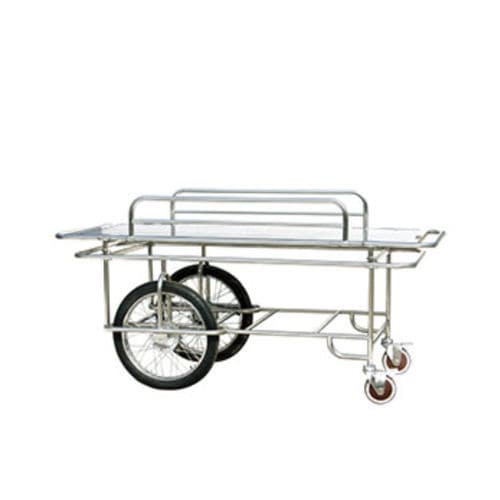 Barella con carrello passamalati - A 105  - Tianjin Kangli Medical Instrument - manuale / a sezione unica / in acciaio inossidabile