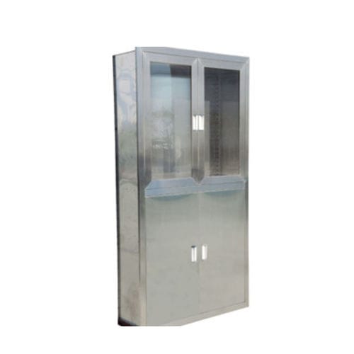 Armadio per strumenti - Tianjin Kangli Medical Instrument - con sportello / in acciaio inossidabile / 4 porte