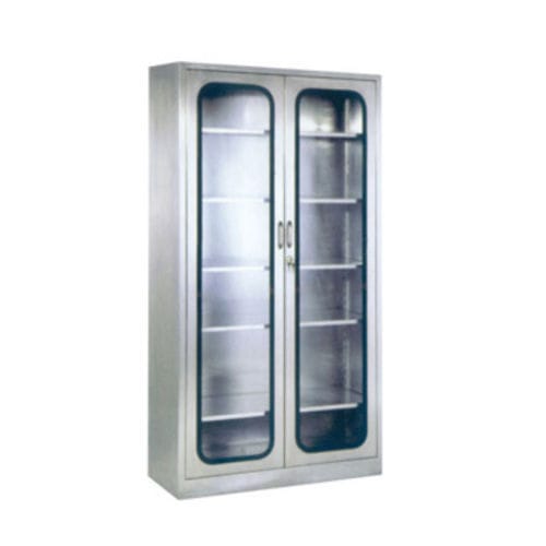 Armadio per strumenti - Tianjin Kangli Medical Instrument - con sportello / con ripiano / in acciaio inossidabile