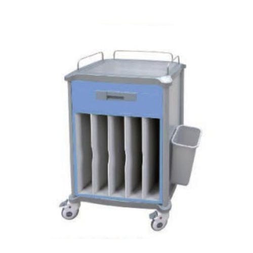 Carrello medico - B 10 - Tianjin Kangli Medical Instrument - per cartelle cliniche / di stoccaggio / in acciaio inossidabile