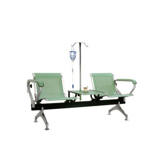 Poltrona per trasfusione di sangue manuale - Tianjin Kangli Medical Instrument - a 2 sezioni / con braccioli / con tavolo