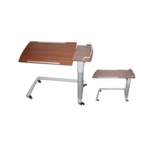 Tavolino servitore ad altezza regolabile - Tianjin Kangli Medical Instrument - idraulico / con rotelle