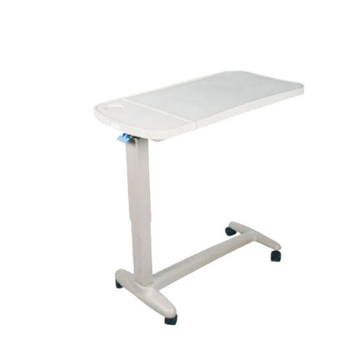 Tavolino servitore ad altezza regolabile - ABS - Tianjin Kangli Medical Instrument - con rotelle / idraulico