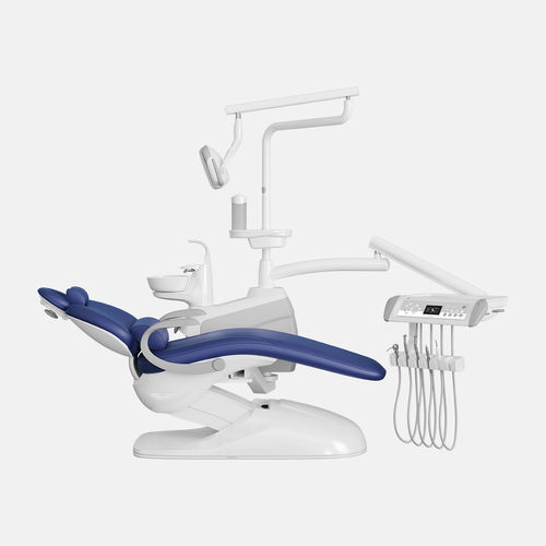 Riunito odontoiatrico per sedie a rotelle - S50 - FOSHAN ESAY MEDICAL TECHNOLOGY CO.,LTD - con poggiatesta flessibile / con vassoio portastrumenti / con illuminazione LED
