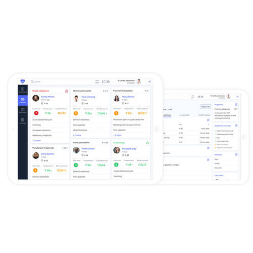 Applicazione web medica - ScienceSoft - per ospedale / per chiropratica / di gestione