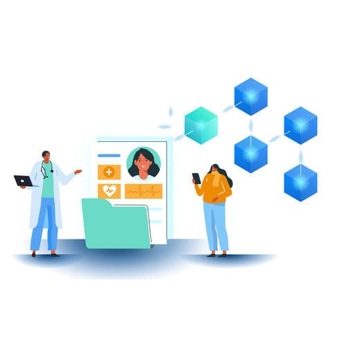 Software medico - ScienceSoft - per ricerca clinica / di scambio dati / blockchain