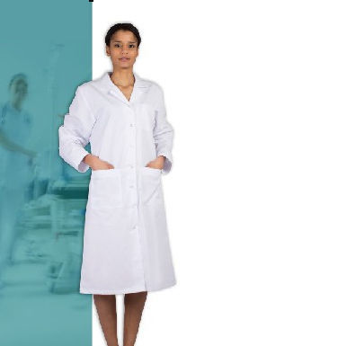 Camice ospedaliero per donna - DELPHES - FIL'MED - in cotone / in poliestere / bianco
