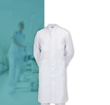 Camice ospedaliero per uomo - CADIX - FIL'MED - in cotone / in poliestere / bianco