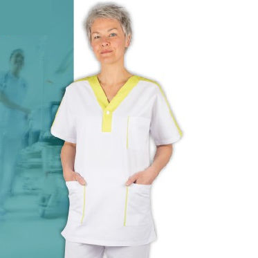 Casacca medica unisex - SEATTLE - FIL'MED - bianca