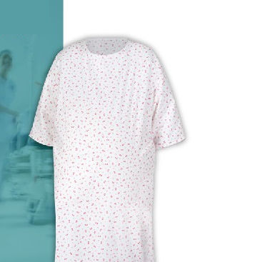 Camice per paziente unisex - ISLANDE - FIL'MED - bianco