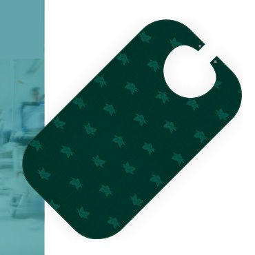 Bavaglio medico riutilizzabile - BAV 0139 - FIL'MED - per adulto / verde