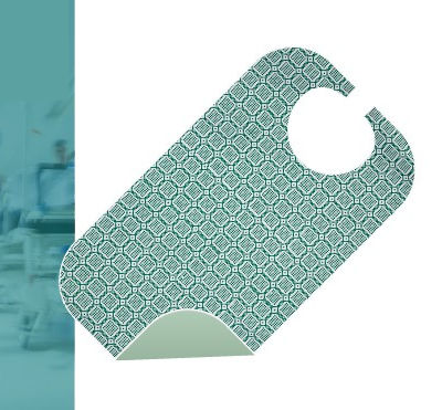 Bavaglio medico riutilizzabile - BAV 0137 - FIL'MED - per adulto / verde