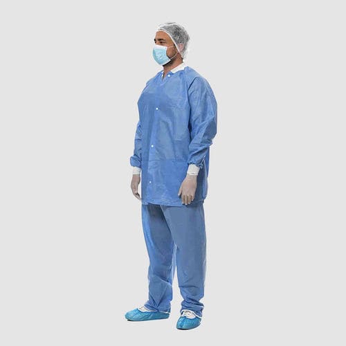 Completo medico pantalone-casacca unisex - RF-M1-000510 - Ramedical - in polipropilene / monouso / traspirante