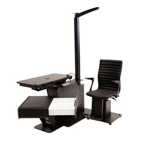 Riunito oftalmico - Zulu 2S - UAB Medinstrus - con poltrona / con illuminazione / con cassetti