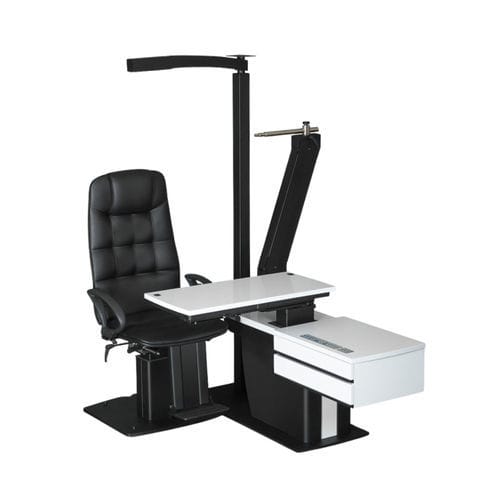 Riunito oftalmico - DeltaQP - UAB Medinstrus - con poltrona / con illuminazione / con cassetti