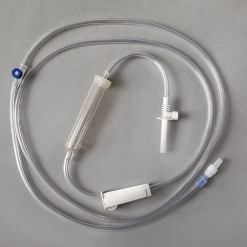 Set di infusione intravenoso veterinario - 1100045 - BHL-Medical - con camera di gocciolamento / con connettore a Y / con rubinetto