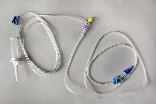 Set di infusione con camera di gocciolamento - 4001111 - BHL-Medical - con rubinetto