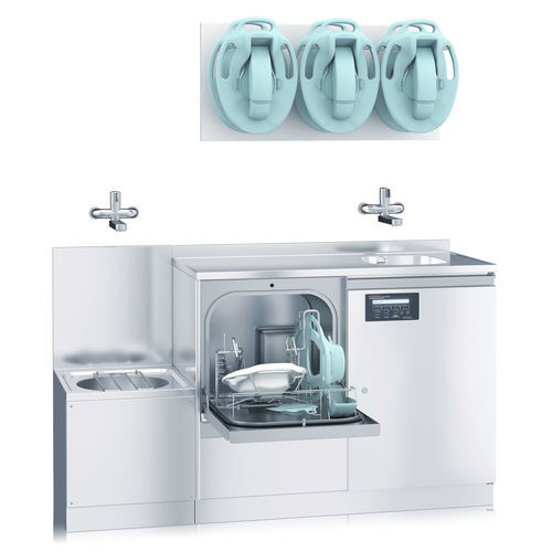 Lavapadelle compatto - Multiclean Serie: Untertisch - KODRA GmbH & Co. KG - automatico / in acciaio inossidabile / in HPL