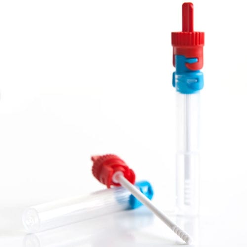 Provetta per prelievi per feci - Easy Extract® - Calpro AS - per diagnostica / cilindrico / biologico