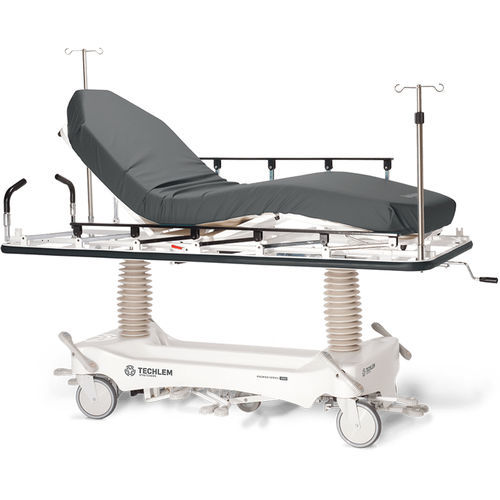 Barella per emergenza chirurgica - 4500 - Techlem Medical Corporation - con rotelle / ad altezza regolabile / in acciaio inossidabile