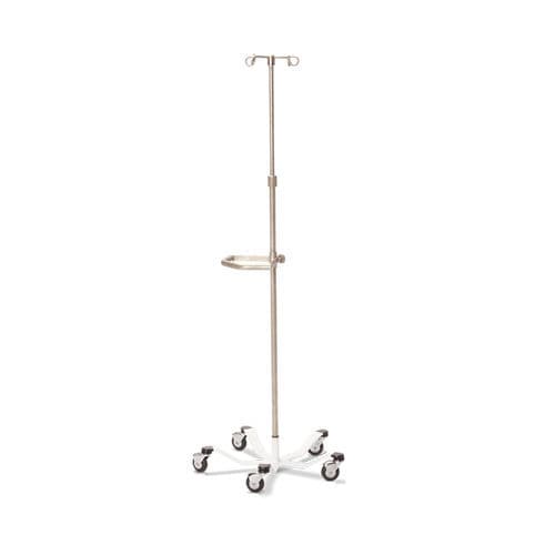 Asta portaflebo con rotelle - Techlem Medical Corporation - 2 ganci / in acciaio inossidabile