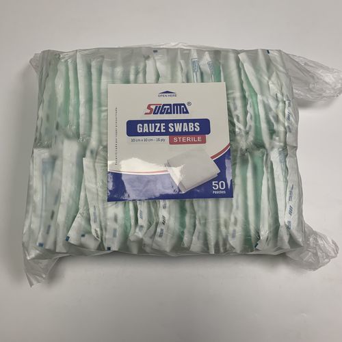 Compressa di garza in cotone - Yangzhou Super Union Medical Material - sterile / assorbente