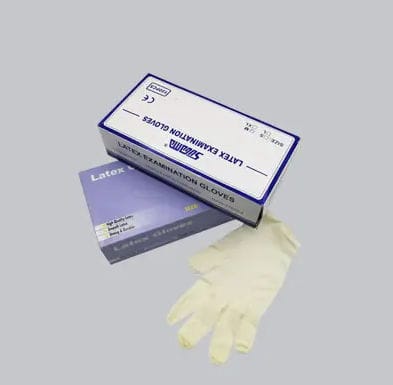 Guanto in lattice - Yangzhou Super Union Medical Material - medico / da laboratorio / da esame