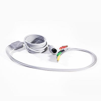 Cavo ECG per monitoraggio - Reusable One Piece ECG Fixed Cable - Conrui Medical, Inc. - 5 fili / 3 cavi