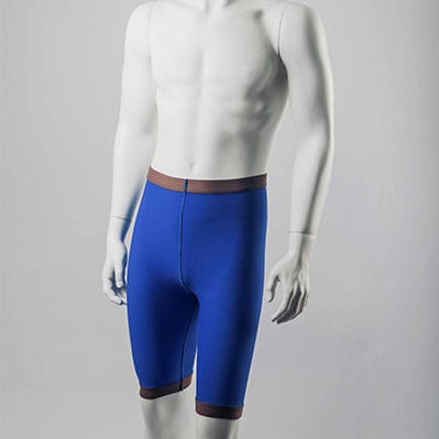 Short a compressione per supporto posturale - NOVATEX MEDICAL - nero / blu / grigio